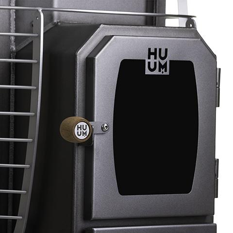 Huum Hive 13kW Wood Burning Heater Thru-Ceiling Chimney Bundle